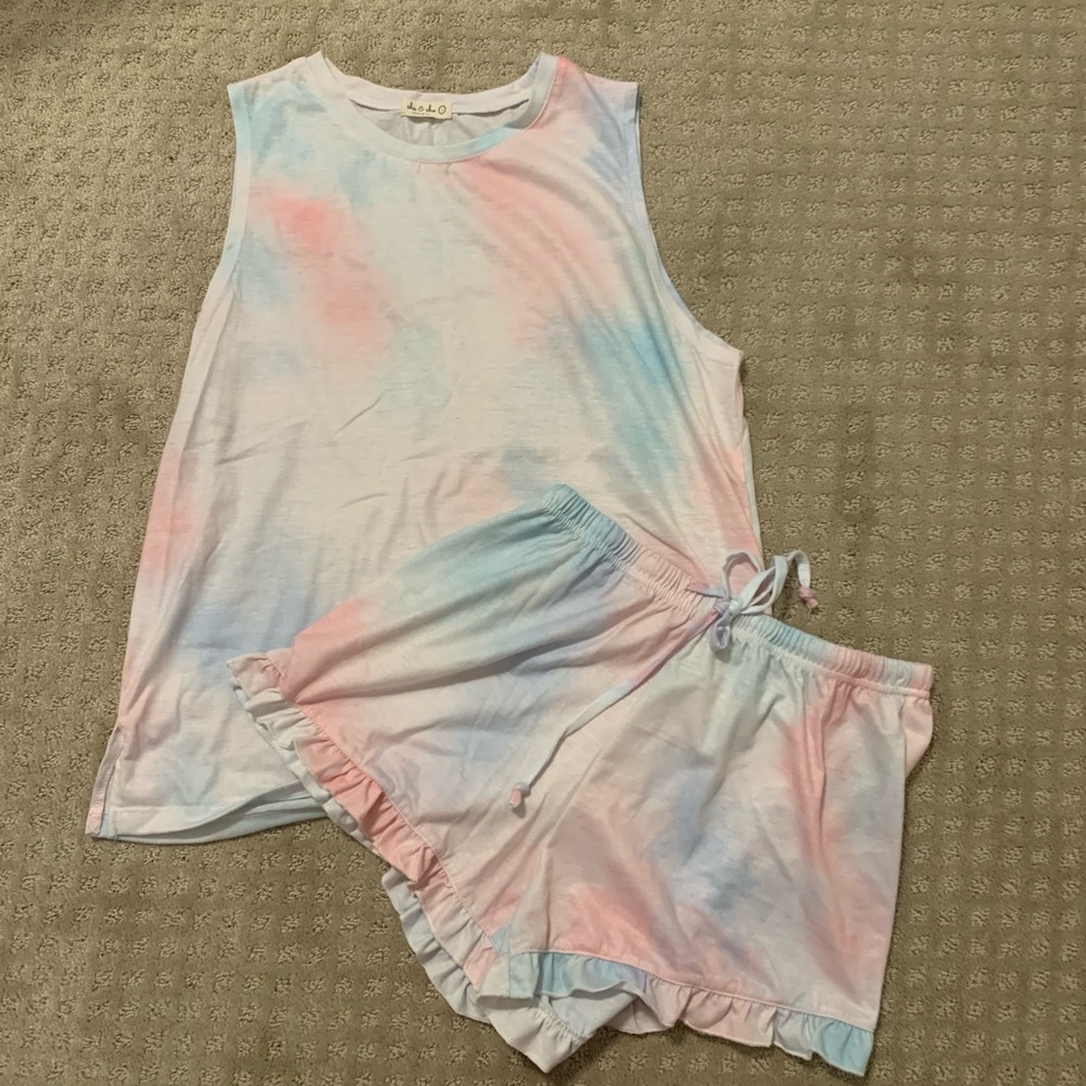 Tie dye pj set